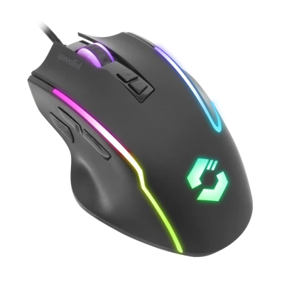 Miš SPEEDLINK DECUS NX RGB Gaming Mouse, rubber-black SL-680024-RRBK